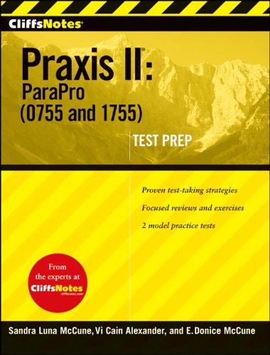 CliffsNotes Praxis II: ParaPro by Sandra Luna McCune