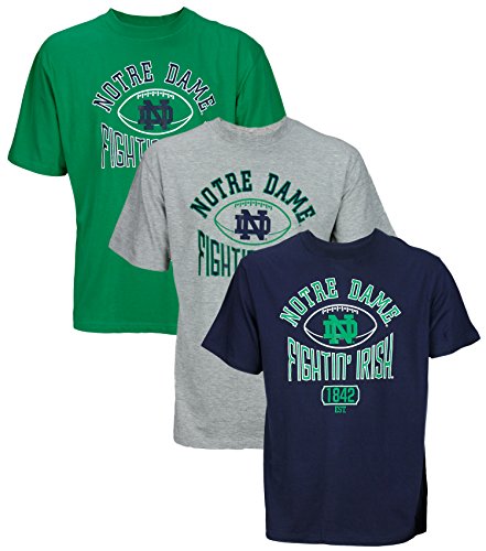 NCAA Mens Notre Dame Football Logo Tee