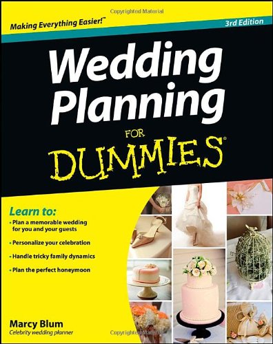 Wedding Planning For Dummies by Marcy Blum