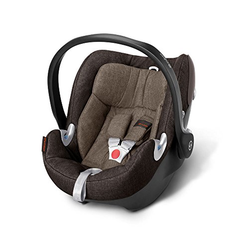 Babyschale Gr. 0+, 0-13 kg, ab Geburt bis ca. 18 Monate Aton Q Plus Cybex Desert Khaki - khaki brown