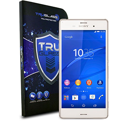 

TRUGLASS Screen Protector for Sony Xperia Z3 - Retail Packaging - Tempered Glass/18mm