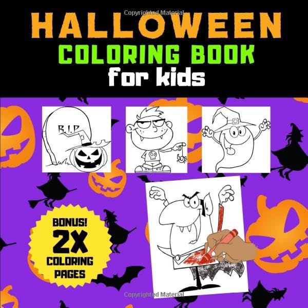 Halloween Coloring Book for Kids (Children's Halloween Books) by Arnie Lightning