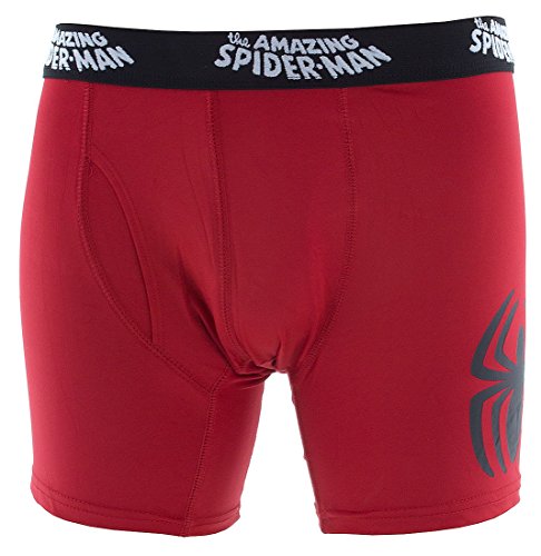 Marvel Comics Men's Red Spider-man Boxer Briefs