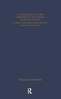 Thomas Chatterton: Early Sources and Responses