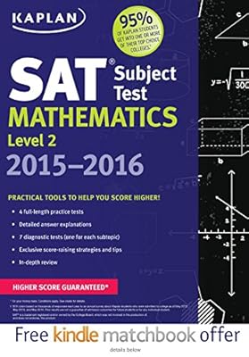 Kaplan SAT Subject Test Mathematics Level 2 2015-2016