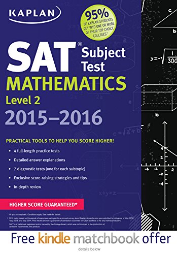 Kaplan SAT Subject Test Mathematics Level 2 2015-2016 by Kaplan