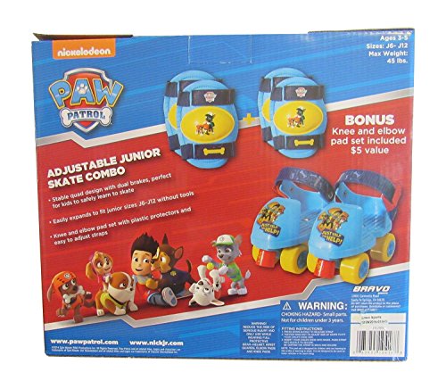 

Paw Patrol Jr Skate Combo