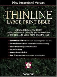 NIV Thinline Bible, Large Print