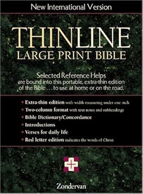 NIV Thinline Bible, Large Print