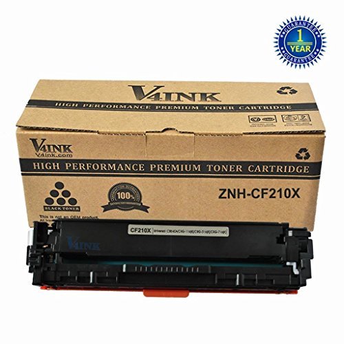 V4INK ® 131X (CF210X) Black New Compatible Toner Cartridge for Laserjet Pro M251 M276 Toner Printers