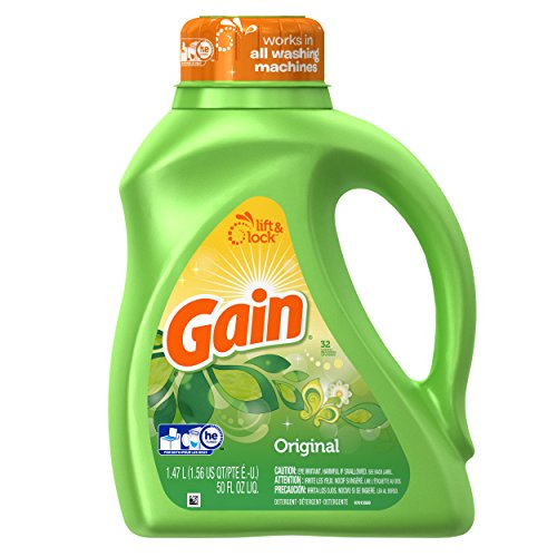 Gain with FreshLock Original Liquid Detergent, 32 Loads, 50 Fl Oz