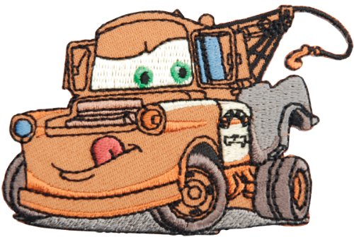 Disney Cars Iron-On Appliques-Tow Mater 2-1/2