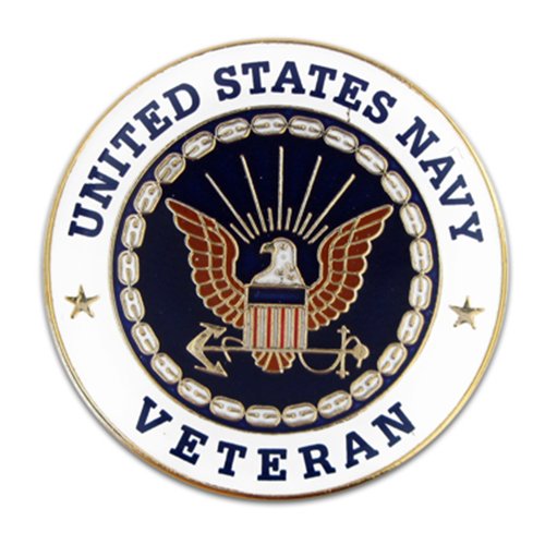 U.S. Navy USN Veteran Lapel Pin