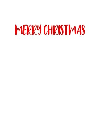 Merry Christmas: A decorative book for coffee tables, bookshelves, end tables, and interior design styling - Housewarming Gift Decorum - stack decor ... room in home (Christmas Holiday Phrases Red)
