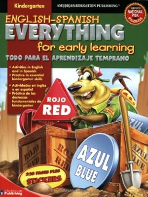 English-Spanish Everything for Early Learning, Kindergarten (English and Spanish Edition)