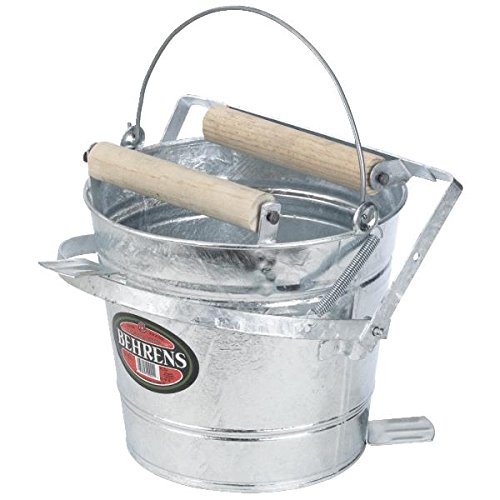 

Behrens 412W 12-Qt. Combination Round Mop Bucket With Wringer