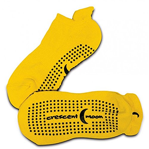 Non-slip Exersocks Value Pack (3-pair) (Large, Lemon Zest)