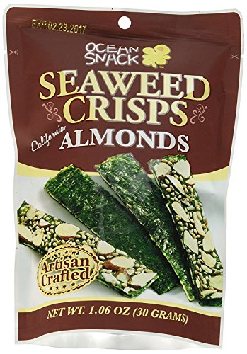 Algopix Similar Product 20 - Ocean Snack Seaweed Crisps Almonds