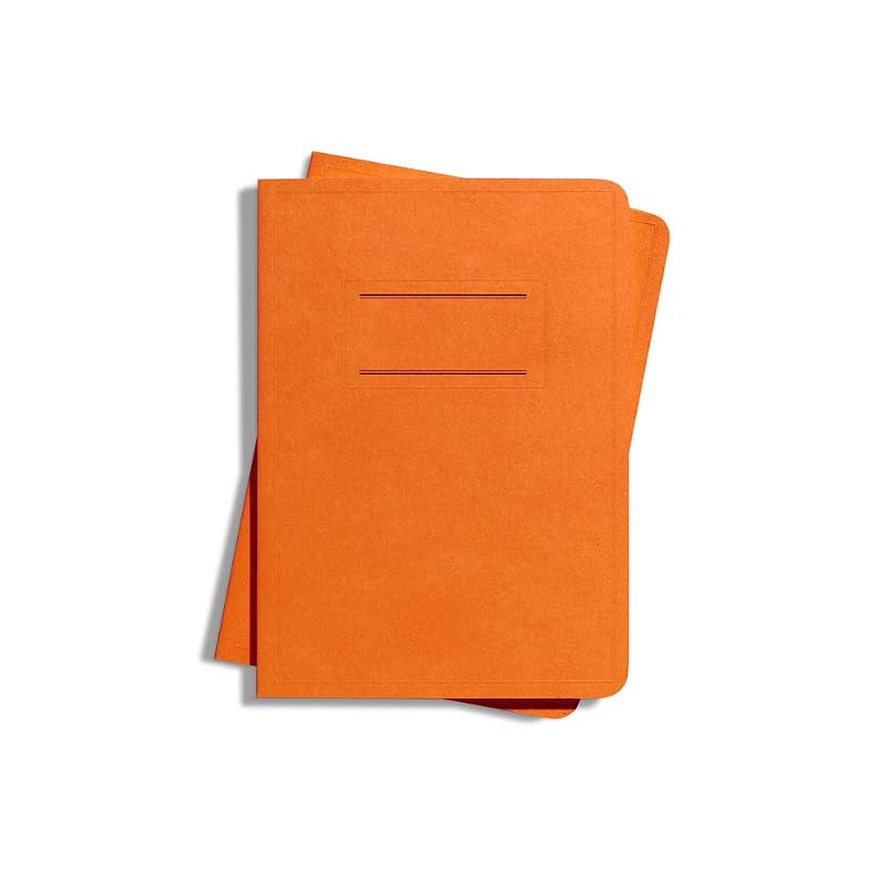 Shinola Journal, Paper, Ruled, Orange (3.75x5.5): Pack of 2 by Shinola