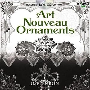 Art Nouveau Ornaments (Dover Digital Pictorial Archive) (Book & CD-ROM) by O. Fleuron