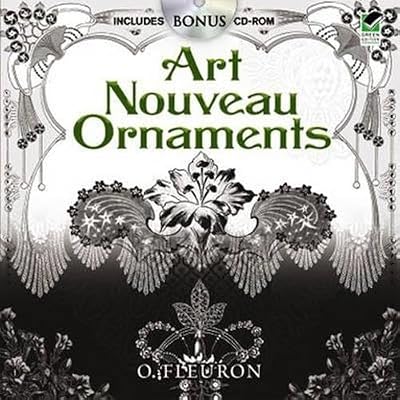 Art Nouveau Ornaments (Dover Digital Pictorial Archive) (Book & CD-ROM)