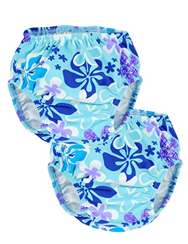 Tuga Girl's Reusable Swim Diapers 2 Pack