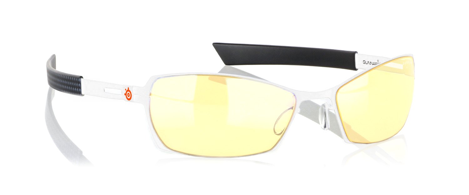 

Gunnar Optiks Steel Series Scope Full Rim Advanced Video Gaming Glasses with Amber Lens Tint
