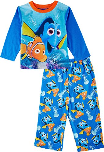 Finding Dory Nemo Boys Top with Flannel Pants Pajamas (Toddler/Little Kid/Big Kid)