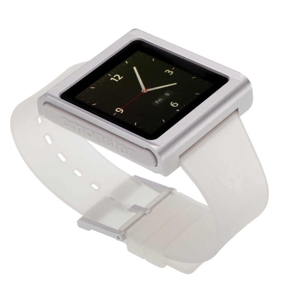 

nanox - Apple iPod nano watch conversion kit (Silver Case / Clear Strap)