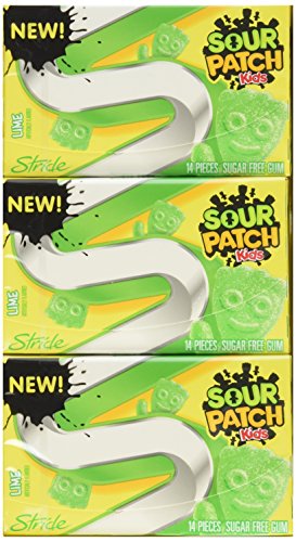Stride - Sour Patch Lime 12 count (14 pieces per count)
