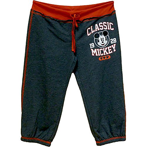 Disney Classic Mickey Mouse 1928 Womens Sweatpants - Charcoal Grey