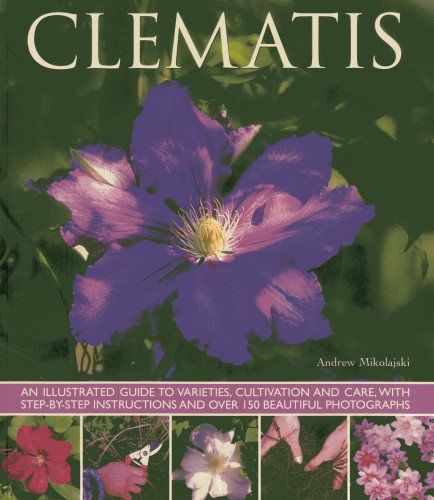 Clematis: An Illustrated Guide to Varieties, Cultivation and Care, with Step-By-Step Instructions and Over 150 Beautiful Photographs by Andrew Mikolajski