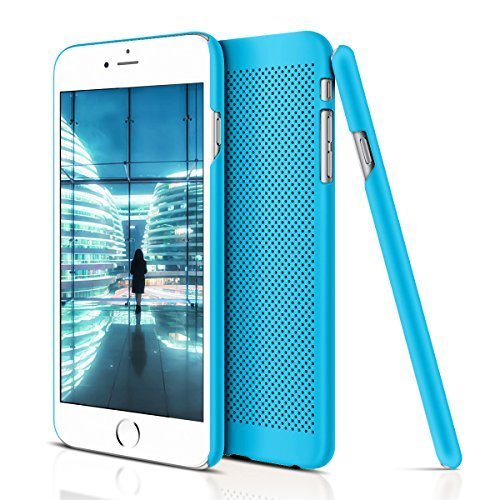 iPhone 6 Case, LoHi Apple iPhone 6s Case [Ultra Slim] Mesh [Fast Heat Transfer] Anti-scratch Shockproof Mesh Back Cover Case for iPhone 6 6s 4.7