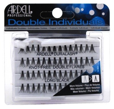 Ardell Double Individuals Knot Free Double Flares Black Long