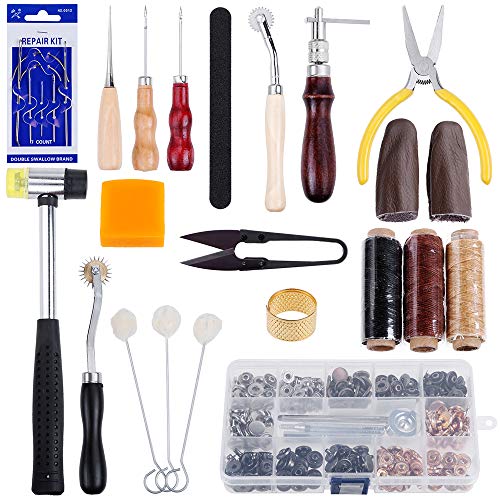 Algopix Similar Product 7 - Anpro Leather Sewing Tools Kit 27