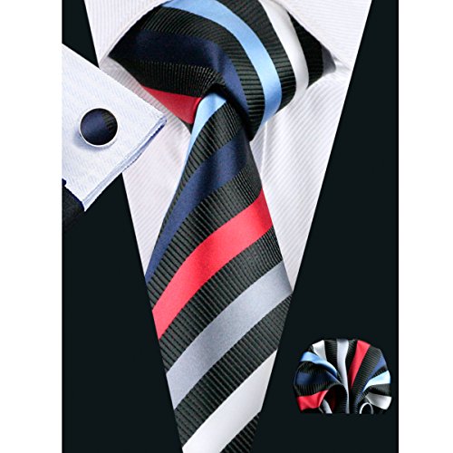 Hi-Tie New Style Striped Men's Necktie Set