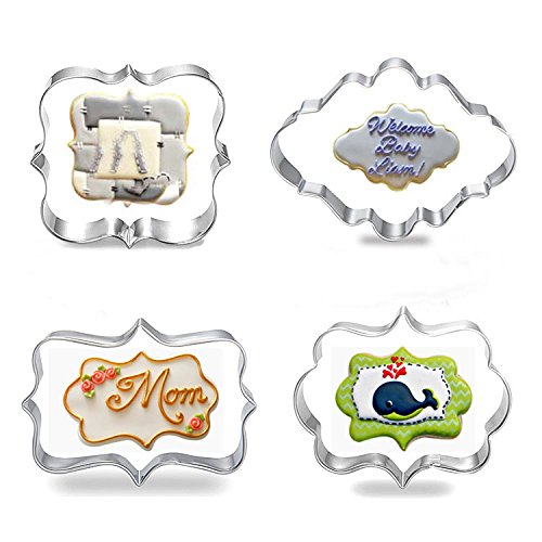 Wocuz Frame Shapes Stainless Steel Cookie Cutter