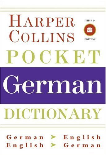 HarperCollins Pocket German Dictionary, 3rd Edition by HarperCollins Publishers