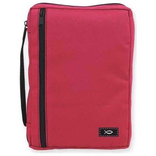

Bible Cover Fuchsia Fish Medium Canvas Gregg 117137 Pink