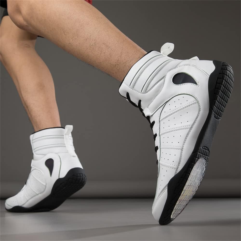 Mens Womens Boxing Boots Fashion Boxers Fitness Sneakers Breathable Sparring Trainers Mesh Wrestling Athletic Shoes_vogvips.com
