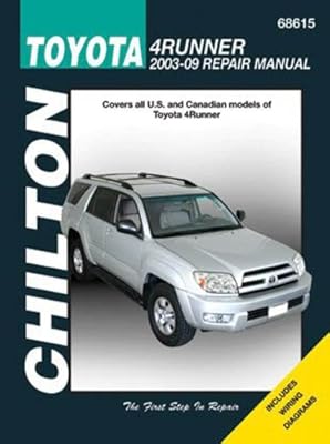 Toyota 4Runner, 2003 - 2009 (Chilton's Total Car Care Repair Manuals)