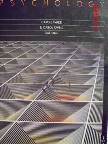 Psychology by Carol Wade, Carole; Tavris
