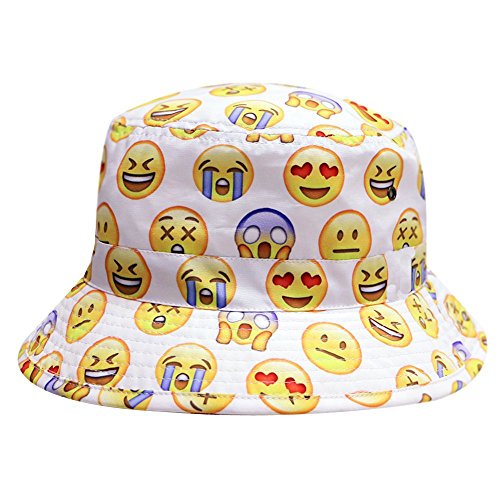 City Hunter Face Emoji Bucket Hats