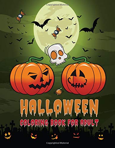 Halloween Coloring Book for Adult: Adult Coloring Book with Beautiful Cats, Adorable Animals, Adults and Kids, Coloring Gifts for Women, Boys by Md Rabbi Hossain