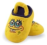 SpongeBob Squarepants Toddler Boys Clog Style Yellow Slippers
