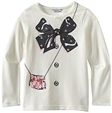 Hartstrings Girls 2-6X Little Purse Motif Long Sleeve Tee