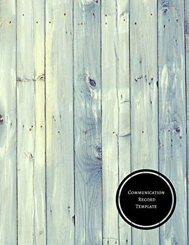 Communication Record Template: Communication Log by Journals For All