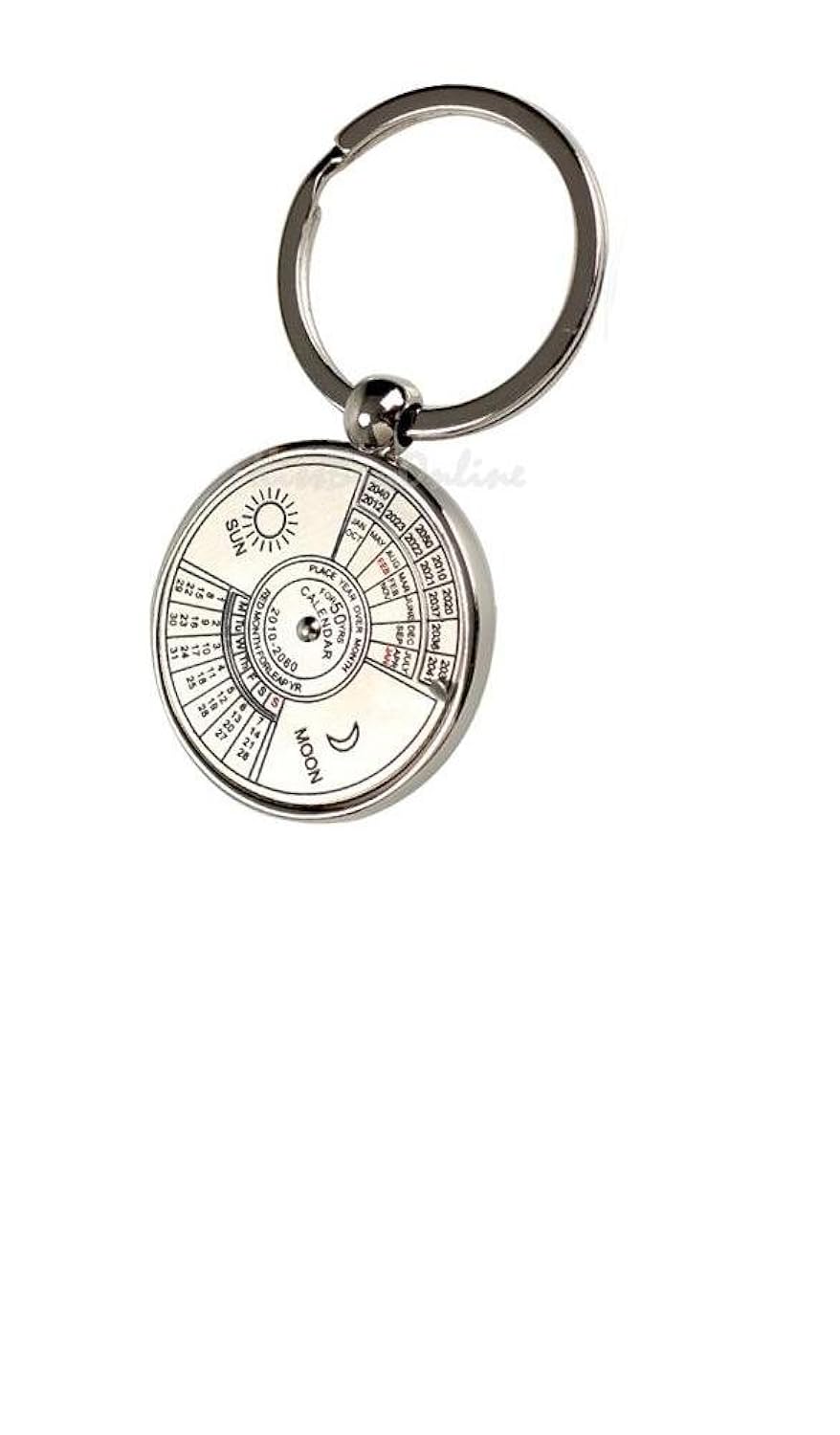 

Gift for Fathers Day - Perpetual Calendar Keychain