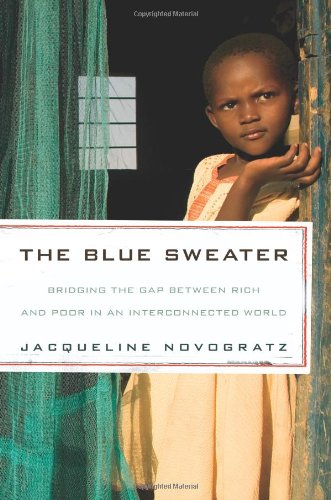 The blue sweater by Jacqueline Novogratz
