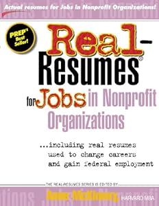 Real-Resumes for Jobs in Nonprofit Organizations